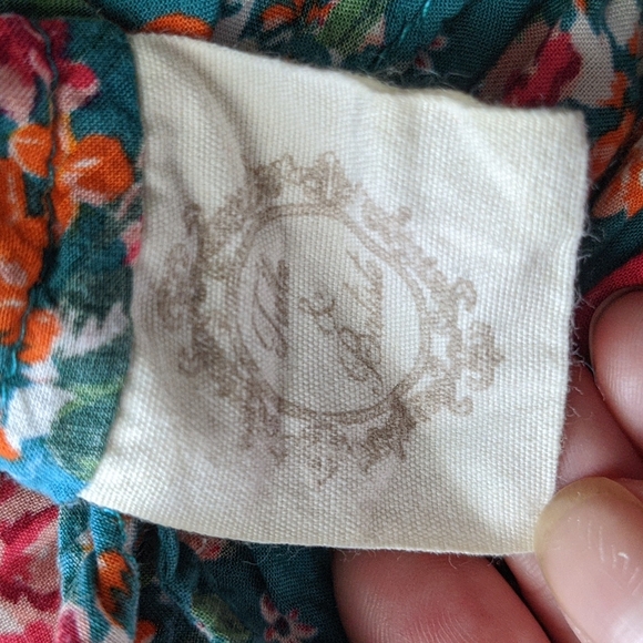 Boho Relove:Β Tulle & Batiste Jamawar Folktown Print Midi - Picture 6 of 9